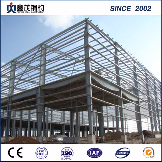 Erdbebensichere und starke vorgefertigte Werkstattgebäude aus verzinktem Stahl